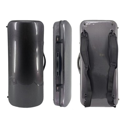 Double Violin Viola Case for 4/4 size violin and 15-17 inch viola Carbon fiber