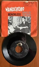 Wanderobo Reachless / Voice Of The Wind 45 RPM Record With Picture Sleeve