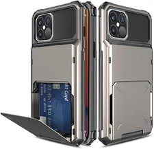 Elegant Choise for iPhone 12 Pro Max Wallet Case with Card Holder(Up to 4 Cards)
