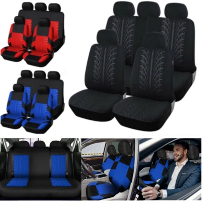 CICMOD Car Seat Covers Full Set Universal Washable 5 Seat Covers Front Rear Cushion