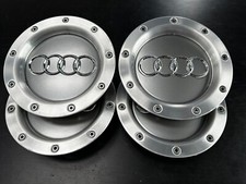 4x Tappi centrali ruota Audi TT argento/grigio MK1 8D0601165K 146mm *Stock UK*’