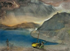 SALVADOR DALI Poster or Canvas Print "PAYSAGE DE PORT LLIGAT, AVANT LA TEMPÊTE"