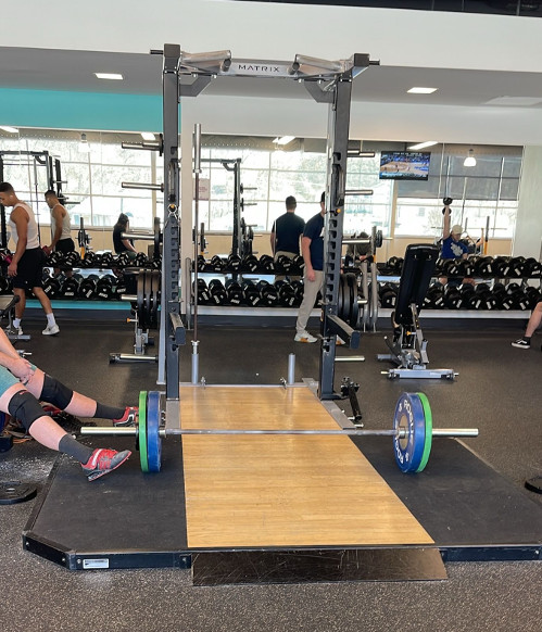 Matrix | Half Rack w/ Wooden Olympic Lifting Platform
