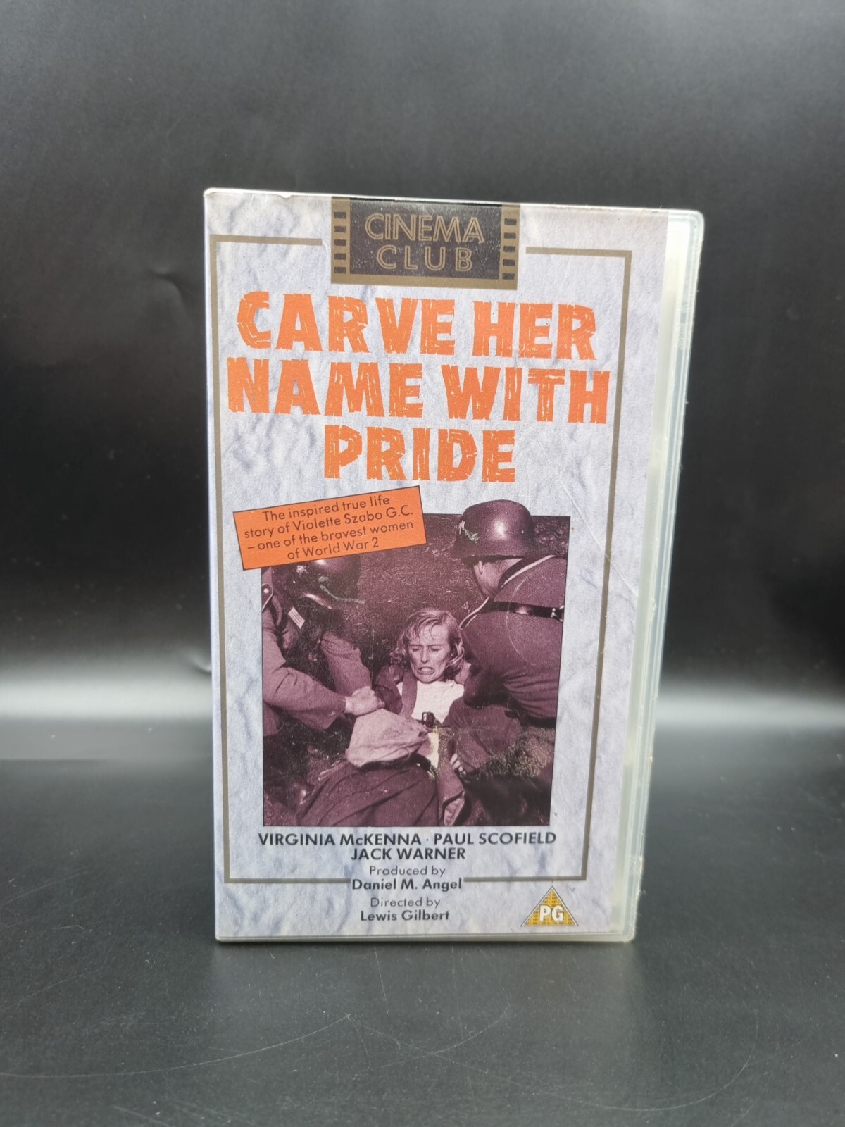 Carve Her Name With Pride (VHS) Cinema Club - PG Cert- Free P&P
