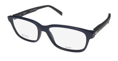 NEW SAFILO 1079 EYEGLASS FRAME 52-16-145 ITALY BLUE DESIGNER WOMENS PLASTIC 13D