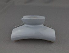 Grey Gold hair clip jaw claw barrette alligator clamp 3 3/8" long solid color