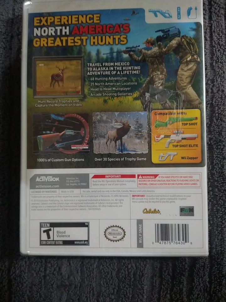 Cabela's North American Adventures (Nintendo Wii) - Image 2 of 2