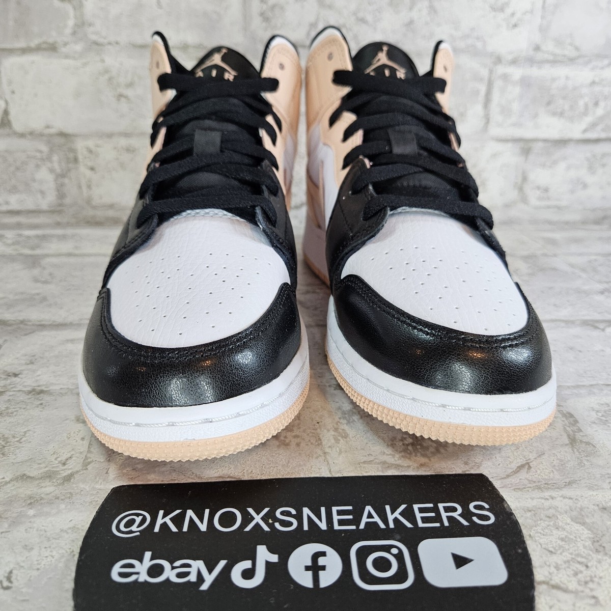 Nike Air Jordan 1 Mid Retro Crimson Tint Pink 554725-133 Grade