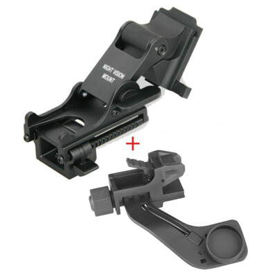 Metal CNC Helmet NVG Mount + J arm Swing Arm for PVS 14 Night