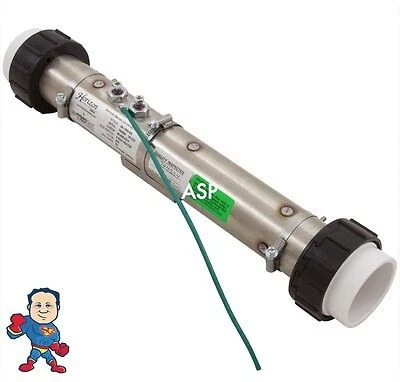 Spa Hot Tub Heater Tube, Flo Thru, Universal, 15u0026#034; x 2u0026#034;, 230v,  5.5kW Balboa Gecko | eBay