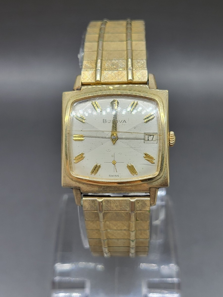 Man's 1960's Bulova Date King 