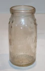 vintage Newark Milk  Co. One Pint glass milk bottle Newark, New Jersey embossed