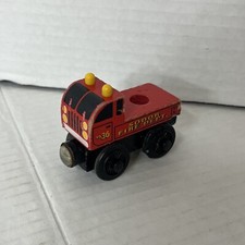 Sodor Fire Truck Thomas the Train Wooden Railway Tank Engine Friends 2002 Red
