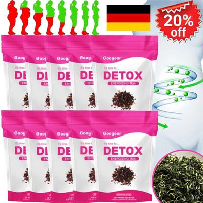 Lulutox Tee Gewichtsverlust, hilft Blähungen zureduzieren, Detox Energizing Tee