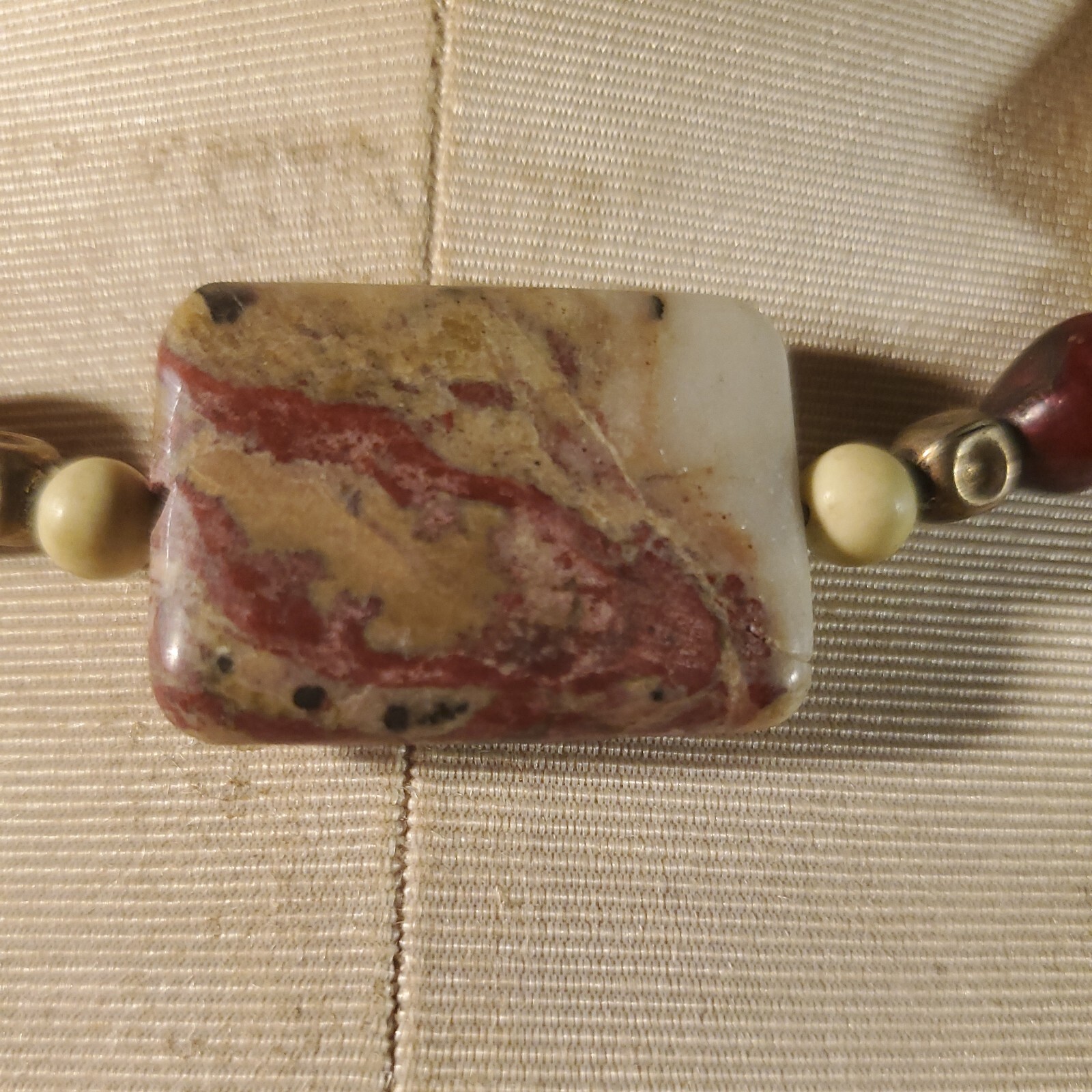 Handycraft 5 Rectangular Marble Jasper Stones Spa… - image 2