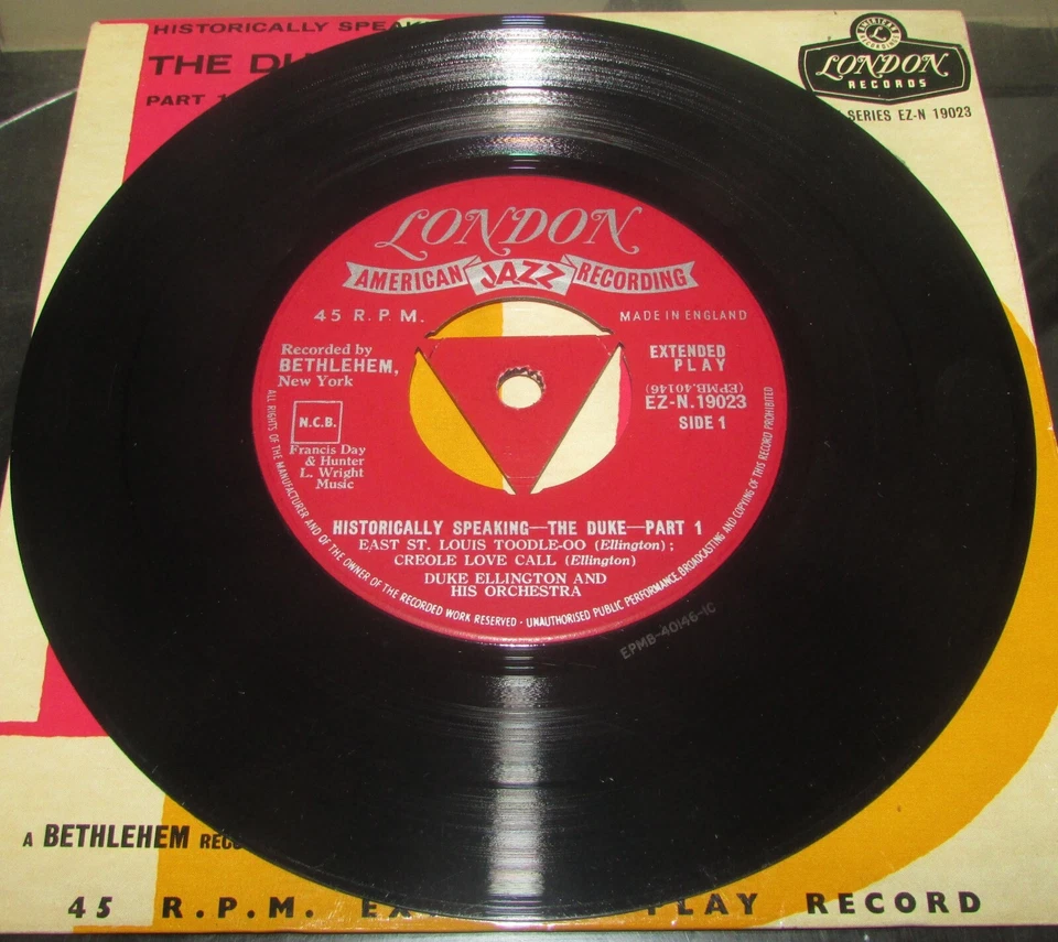 DUKE ELLINGTON Historically Speaking The Duke Pt 1 ORIG 1st UK LONDON 1957 NM - Image 4 of 4