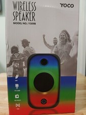 YOCO Wireless Speaker 3  with RGB Lights Wireless Speaker Y309B Black