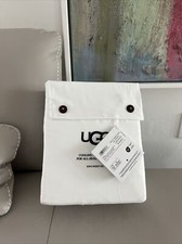 NWT UGG KING SHEET SET "ALAHNA" COOLING TECHNOLOGY KING COLOR BRIGHT WHITE