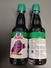 Mccormick Ube Flavor 20ml Each Bottle Lot Of 2 Exp 3/27 Baking Desserts Drinks