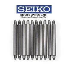 SEIKO 10PC 20mm 2.5mm Fat Spring Bars SEIKO PROSPEX 1.1mm tip Non-Fringe Type 10