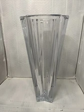 Crystalite Bohemia Czech Republic Metropolitan 13.77” Gorgeous Vase
