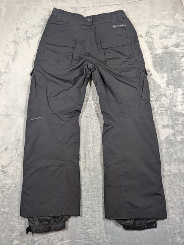 Columbia Pants Mens Medium Black Titanium Omni Tech Cargo Snowboard Ski - Picture 7 of 9