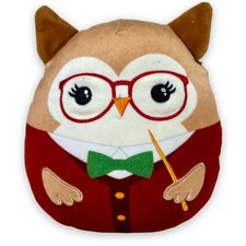 2021 Squishmallows Jaydelle OWL Teacher Back to School Crew Plush Kellytoy 8"