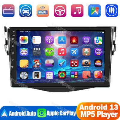 For Toyota RAV4 2006 2007-2012 CAM 9'' Android 13 GPS Nav Player Car Radio Stereo