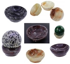 Budawi® Uchwyt na kulkę 50 mm do jaj szlachetnych i kulek Stojak na kulki Miska na olej zapachowy