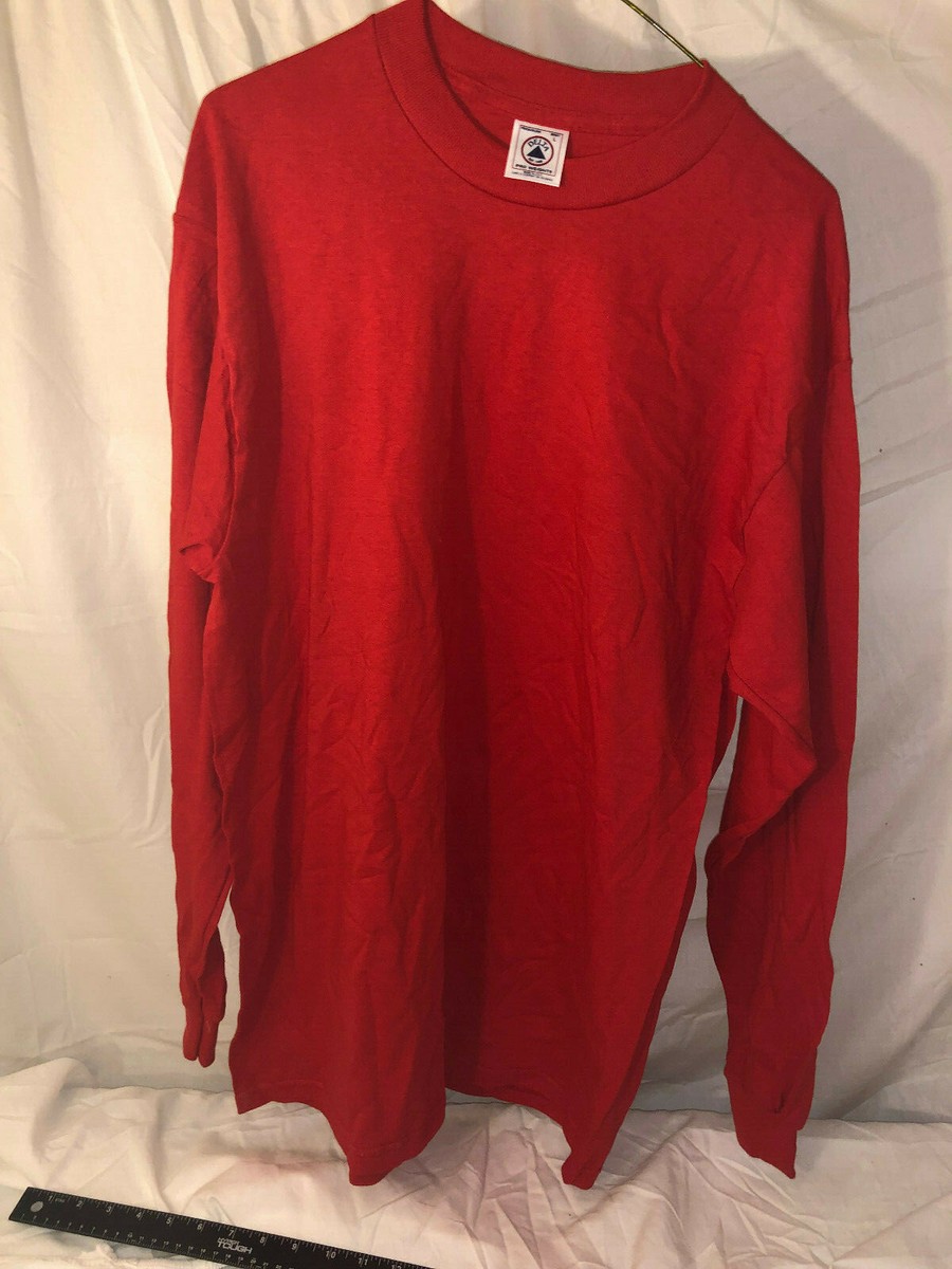 NWOTs Marine Style Red Delta Pro- Weight Long Sleeve Shirt 100