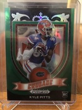 2021 Panini Prizm Draft - Kyle Pitts - Crusade - Green Prizm - Gators - #167 RC
