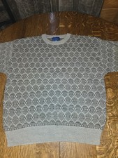 Vintage Towncraft Mens Knit Sweater Large