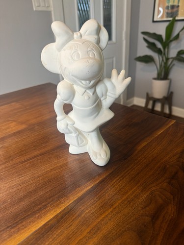 VINTAGE Disney Minnie Mouse Ceramic Bisque Ready to Paint (READ)