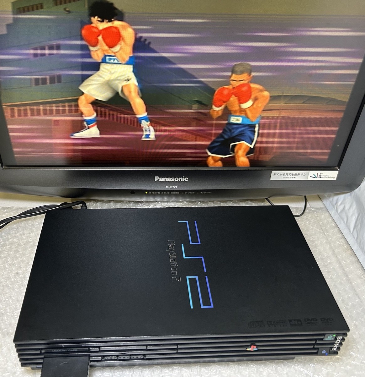 PlayStation PS2 SCPH-30000 Zen Black ~ FAT CONSOLE ~ WORKS