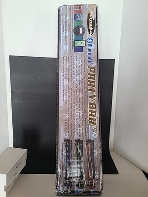 Bazooka Bluetooth Party Bar G3 with Single-Sided RGB Illumination 24'' Black 