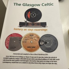 Celtic Fc memorabilia History  Vinyl Recordings Book a4 