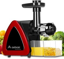 Aobosi AMR520 Slow Masticating Cold Press Juicer (Red) | RARE/Discontinued Item