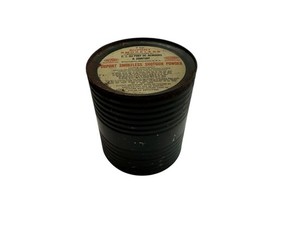 Antique Du Pont 7 oz smokeless powder tin keg 1900 gun