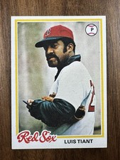 1978 Topps Baseball #345 - Luis Tiant Boston Red Sox