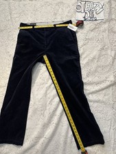 Vintage Orvis Brisbane Moss Corduroy Pant Men 36x31 Blue Portugal