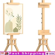 Easy Assemble Wooden Easel Tabletop Stand Adjustable Height Display Frame Art US