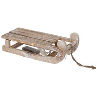 Led-Dekoschlitten Deko Schlitten Weihnachtsdeko Braun bestpriceparts 490005797