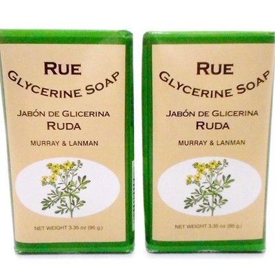 (2 Pack) Murray & Lanman Rue Glycerine Soap 3.3 oz