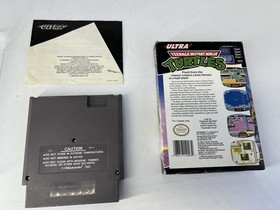 Teenage Mutant Ninja Turtles complete in box nintendo nes tmnt game nr-MINT