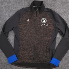 Adidas Boston Marathon 2017 Supernova Jacket Womens L 121st BAA Running Jogging