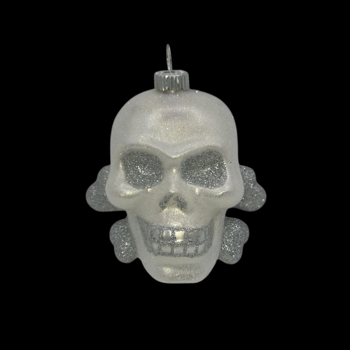Christopher Radko x Shiny Brite Halloween Ornament Skull