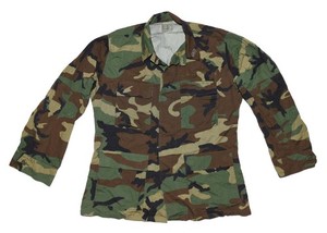 Old Gen Woodland BDU M81 Hot Weather Combat Shirt Blouse Coat - MEDIUM REG