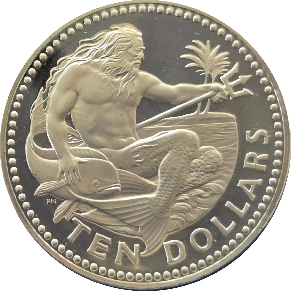 バルバドス政府公式発行　$10 スターリングシルバー　74年 Silver 1974 Barbadian Coins for sale | eBay