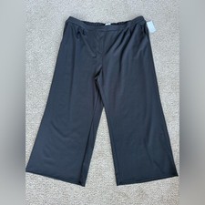 Black Wide-Leg Pants