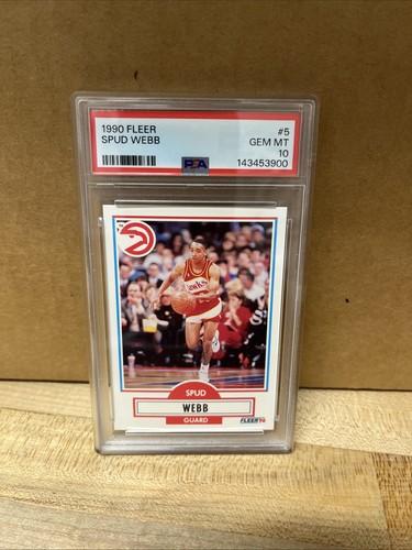 Spud Webb #5 1990 Fleer card